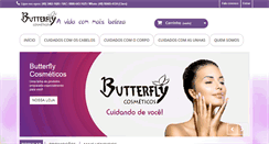 Desktop Screenshot of butterflycosmeticos.com.br